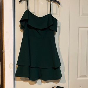 Green short homecoming dress